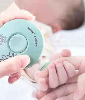 Coupe-ongles électrique pour bébé, polisseuse à ongles pour enfant, kit de soins pour bébé, ensemble de manucure, facile à couper, coupe-ongles pour nouveau-né 11