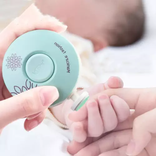 Coupe-ongles électrique pour bébé, polisseuse à ongles pour enfant, kit de soins pour bébé, ensemble de manucure, facile à couper, coupe-ongles pour nouveau-né 11