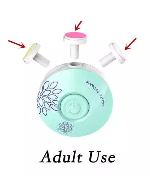 Coupe-ongles électrique pour bébé, polisseuse à ongles pour enfant, kit de soins pour bébé, ensemble de manucure, facile à couper, coupe-ongles pour nouveau-né 5