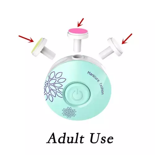 Coupe-ongles électrique pour bébé, polisseuse à ongles pour enfant, kit de soins pour bébé, ensemble de manucure, facile à couper, coupe-ongles pour nouveau-né 5