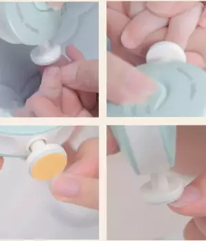 Coupe-ongles électrique pour bébé, polisseuse à ongles pour enfant, kit de soins pour bébé, ensemble de manucure, facile à couper, coupe-ongles pour nouveau-né 2