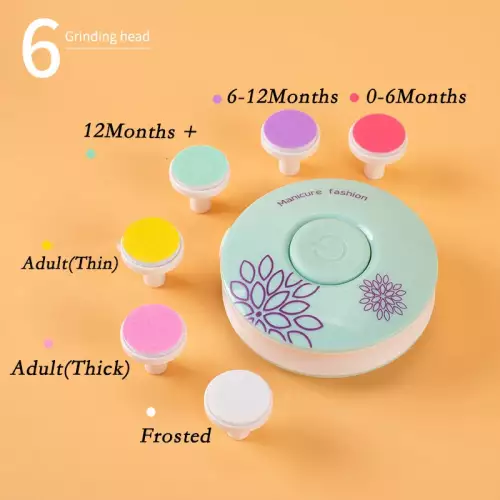 Coupe-ongles électrique pour bébé, polisseuse à ongles pour enfant, kit de soins pour bébé, ensemble de manucure, facile à couper, coupe-ongles pour nouveau-né 9