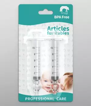 Seringue nettoyeur nasal pour bébé et enfants 2 pièces 2