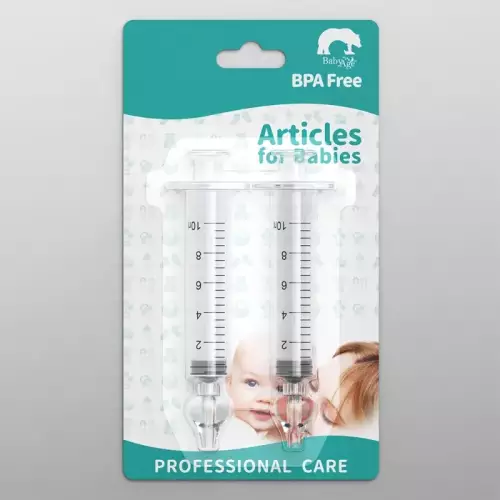 Seringue nettoyeur nasal pour bébé et enfants 2 pièces 2