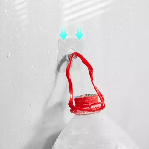 Crochet Auto-Adhésif pour Cadre Photo de Bain, Cintres Muraux Transparents et Sans Couture, Porte-Autocollant Mural pour Horloge de Face, N64 13