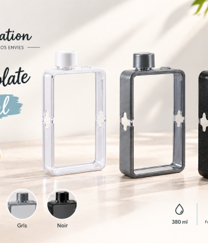 Bouteille d’eau portable 380 ml – personnalisable
