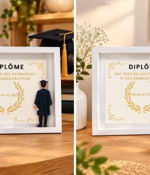 Cadre personnalisé diplôme