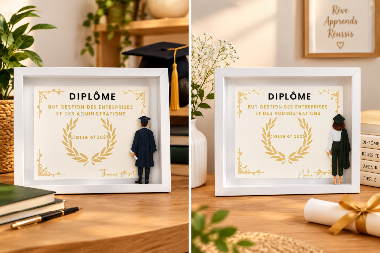Cadre personnalisé diplôme
