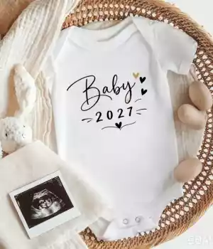 Body bébé cœur – Annonce de grossesse