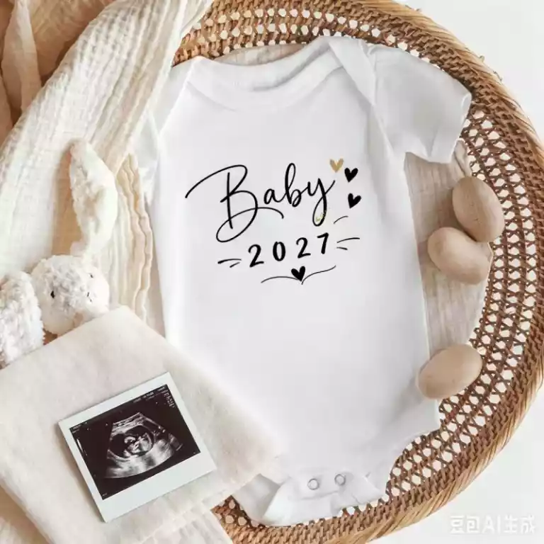 Body bébé cœur – Annonce de grossesse