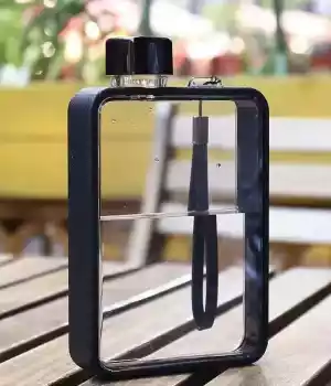 Bouteille d’eau portable 380 ml – Format carré